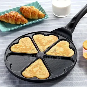 Love Heart Non-Stick Pancake Pan - የልብ ቅርጽ መጥበሻ