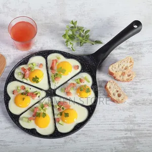 Love Heart Non-Stick Pancake Pan - የልብ ቅርጽ መጥበሻ