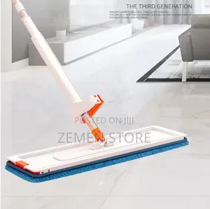 Microfiber Squeeze Flat Mop - በራሱ የሚጨምቅ ዘመናዊ የወለል መወልወያ