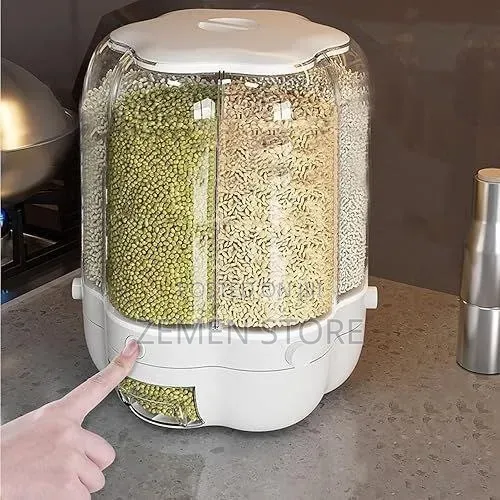 360° Rotating Grain Dispenser - የሚዞር የጥራጥሬ ማስቀመጫ