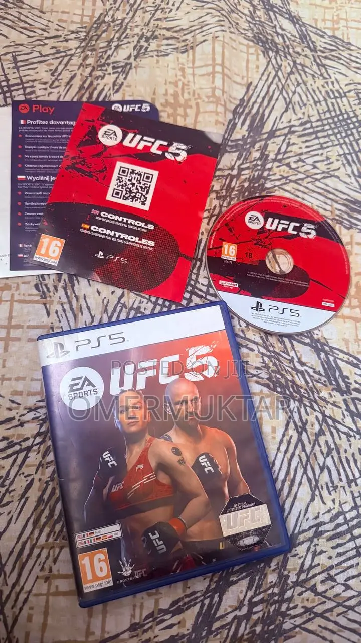 Ufc 5 Play Station Cd