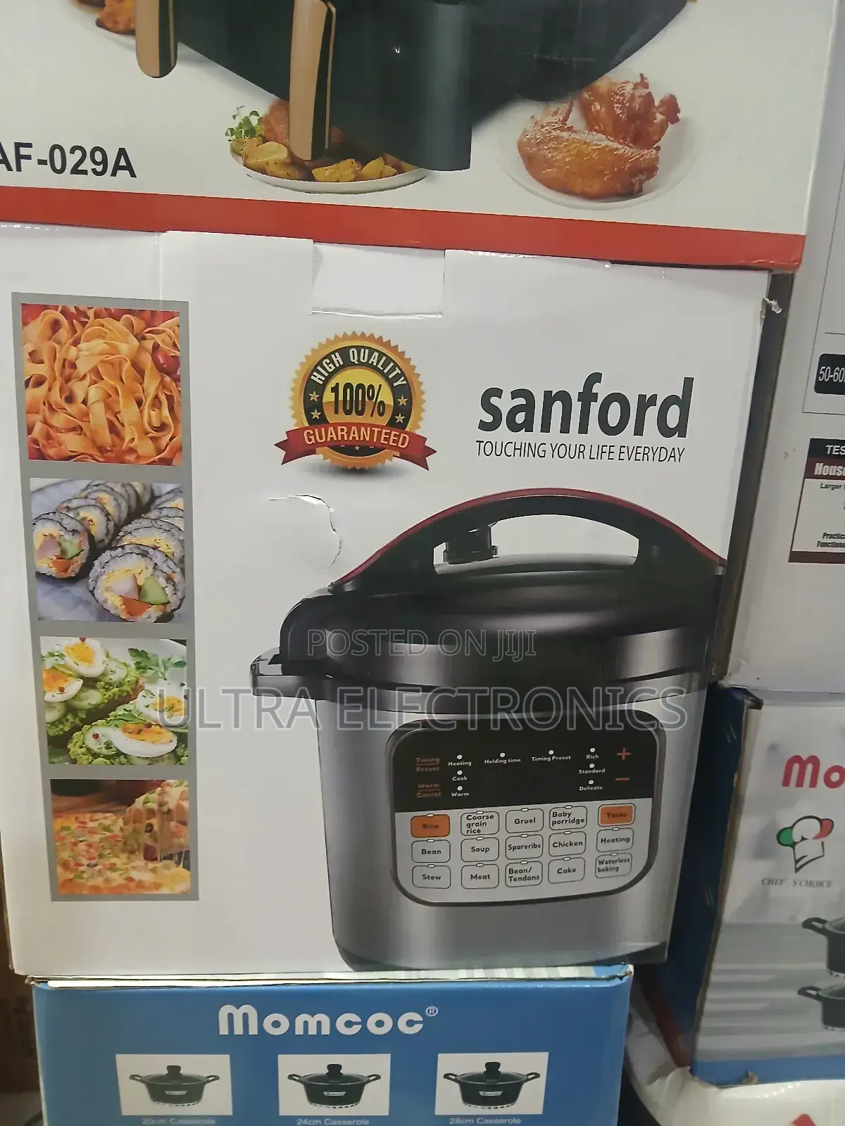 Sanford Pressure Cooker Digital Electric Features 12 Cooking