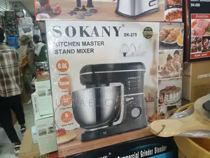 Stand Mixer Sokany Sk-275 Kitchen Master With an 8-Liter Capacity