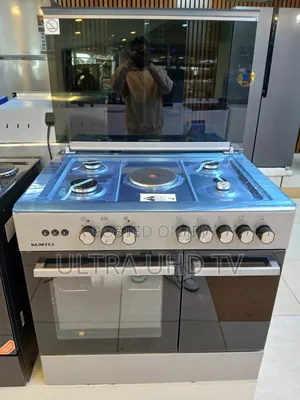 Kumtel 60x90cm Freestanding Cooker Featuring a Combination of Gas