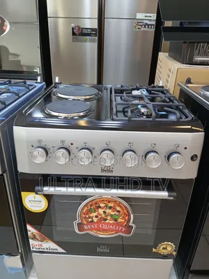 Delta 60x60 Freestanding Cooker With a Stainless Steel Finish.