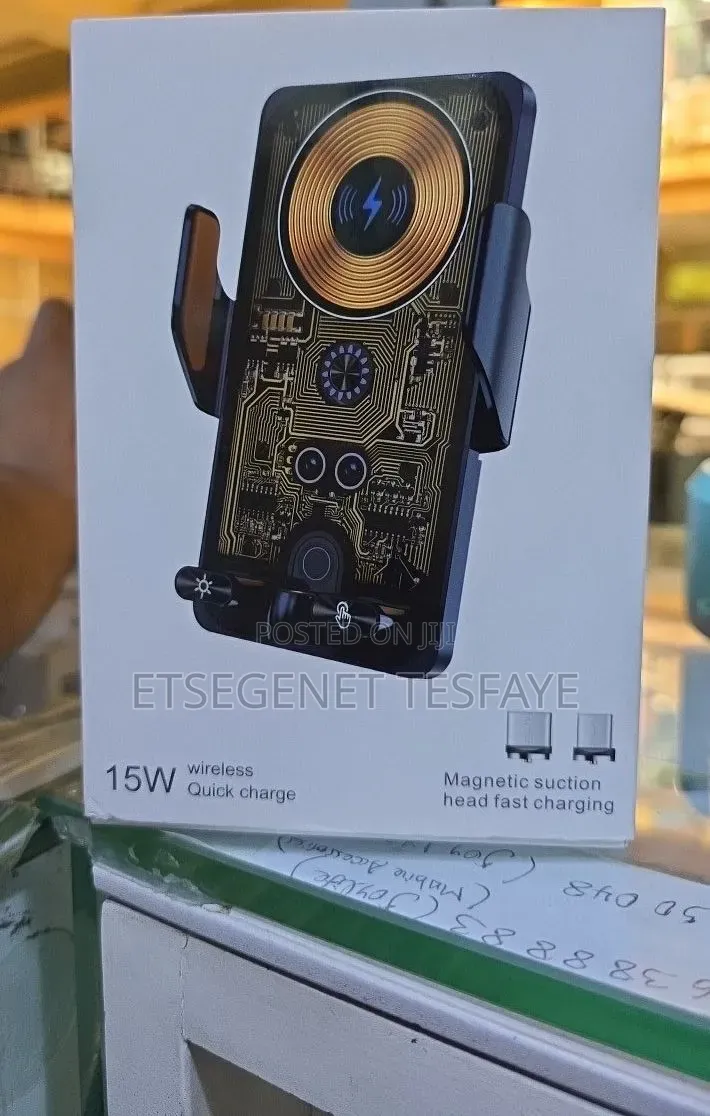 Fj26 Wireless Charging Car Phone Holder