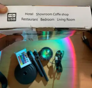 Led Projecters Night Light Sun Set Lamp Rgb Led Corner Light