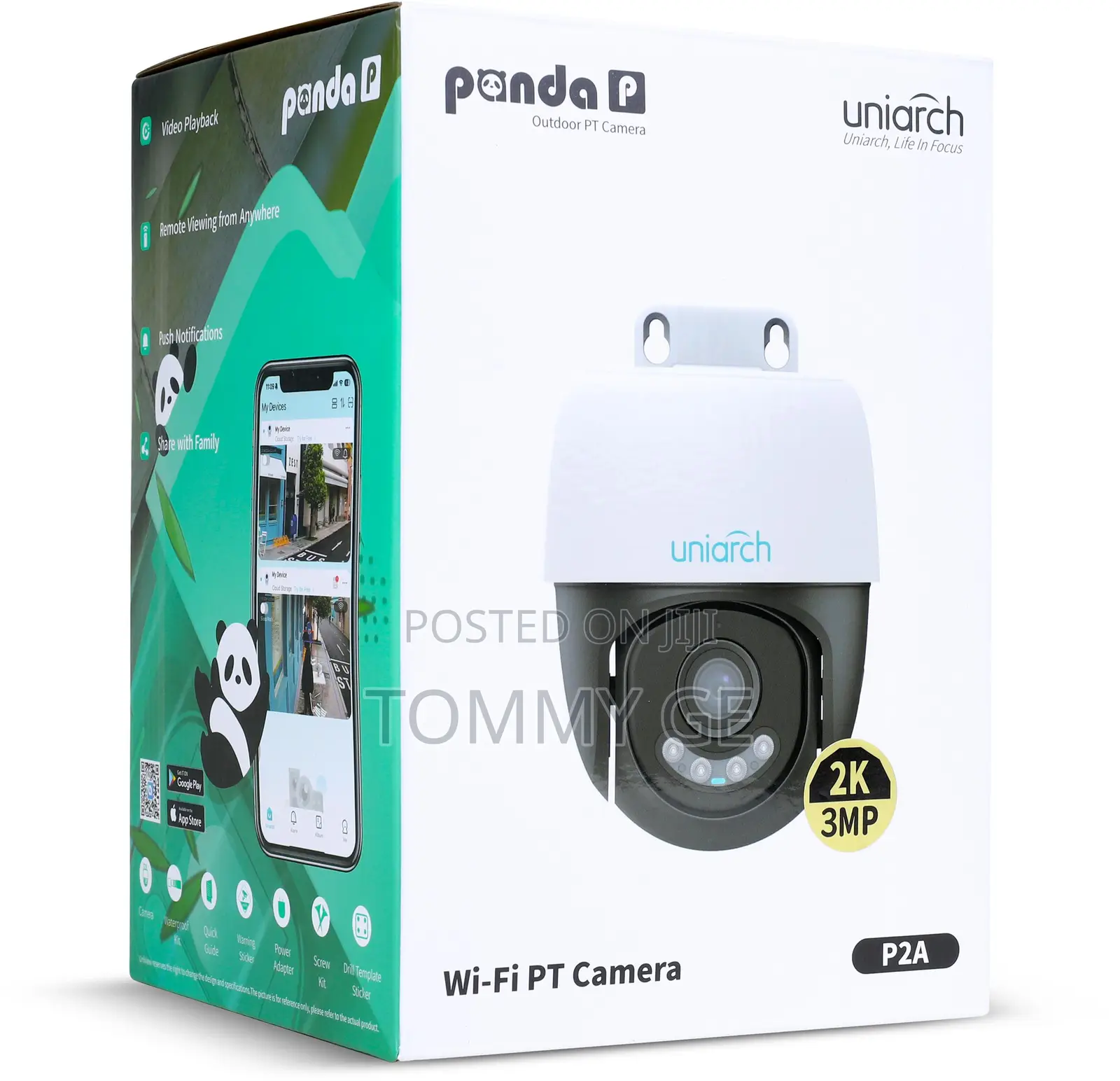 Unv Wireless Security Camera 360 Degrees Rotation Camera