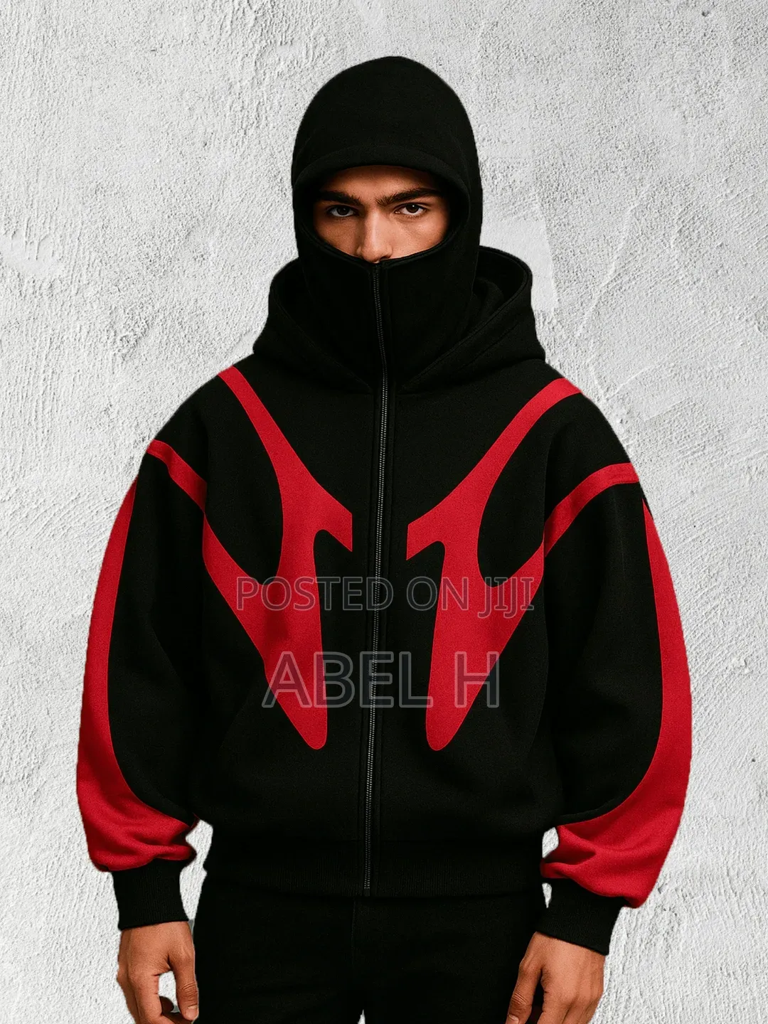 Zelbuck Men's Hoodie Sweatshirt With Balaclava