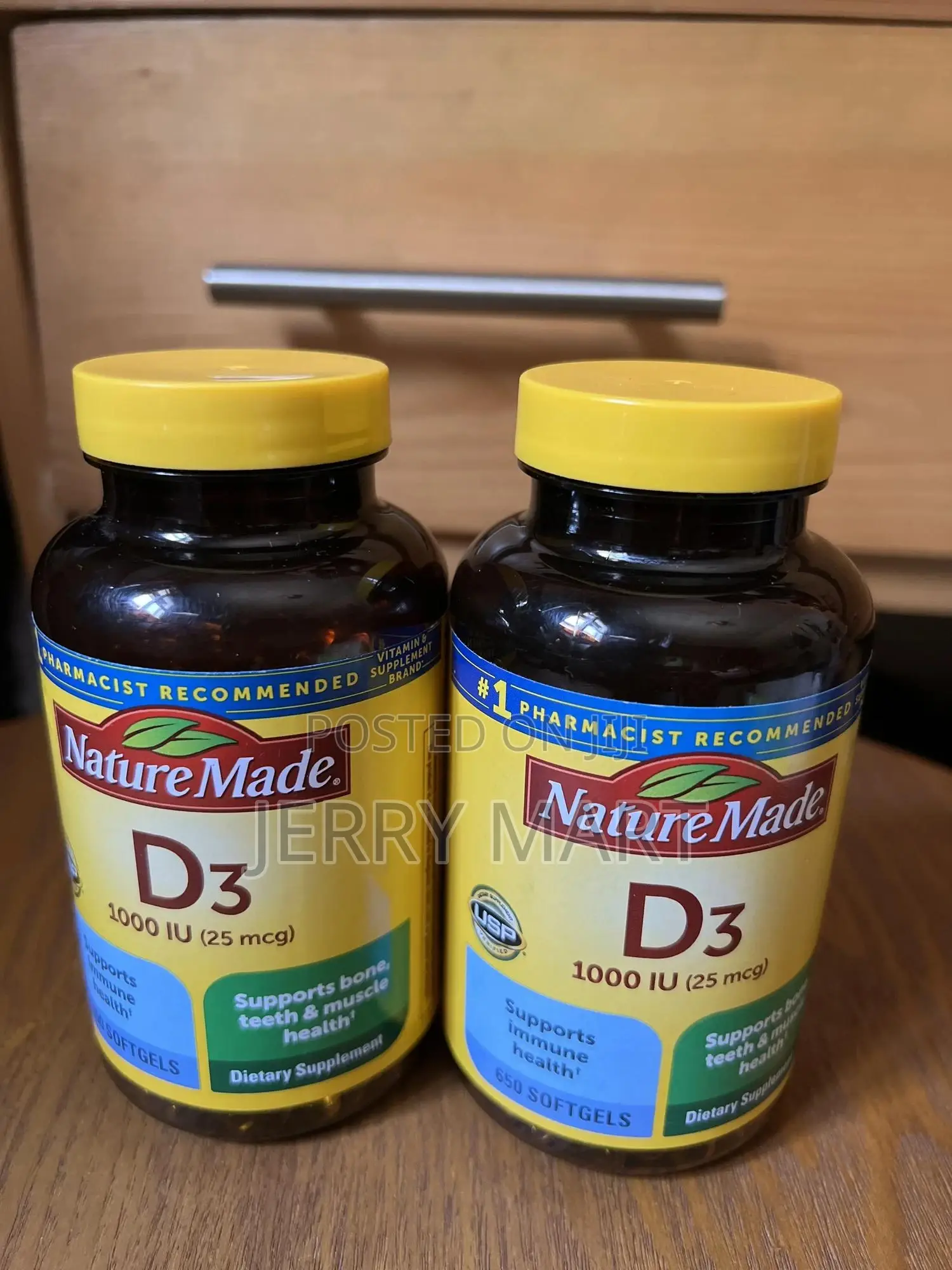 Vitamin D3 1000 Iu (25 McG) Softgels