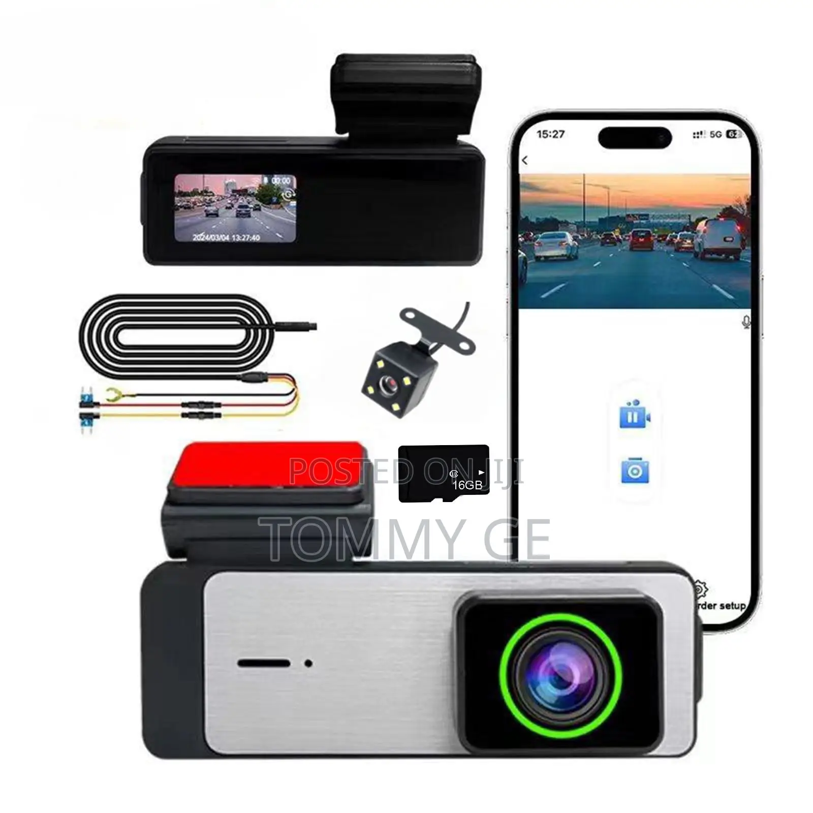 (የመኪና ካሜራ) Dashcamera የመኪና መስታወት ላይ ገጥመው ሙሉ ጉዞውን ይቀዳልድምፆ መቅዳት ሚችል