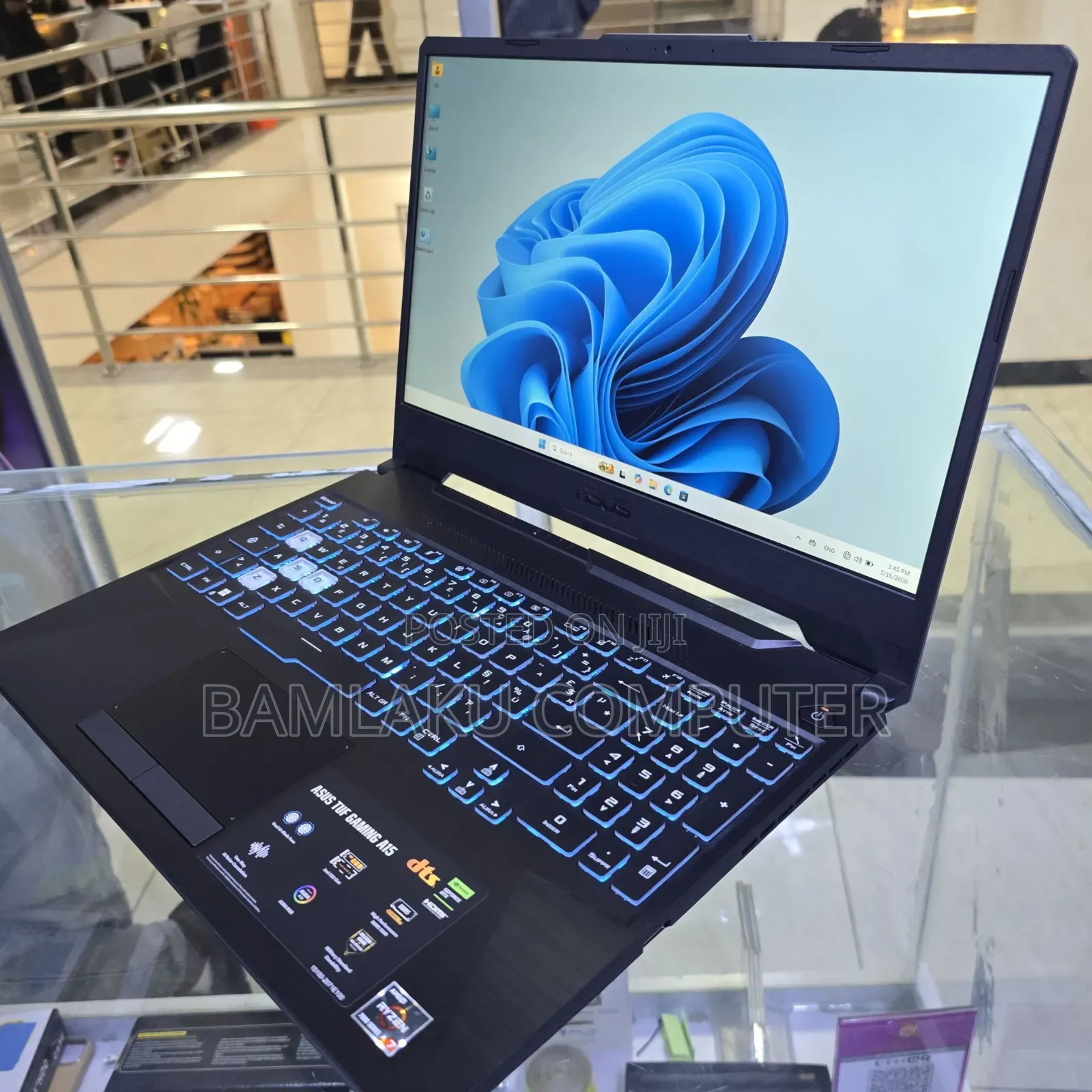 New Laptop Asus TUF Gaming A15 16GB AMD Ryzen 7 SSD 512GB