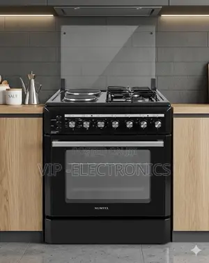 Kumtel Oven 60x60 Free-Standing Cooker 2 Gas 2 Electric Hotplates
