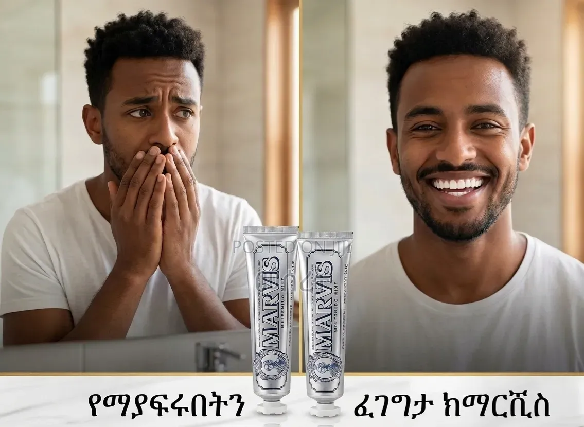 Original Marvis ነጭ ጥርስ እና ያማረ ፈገግታ