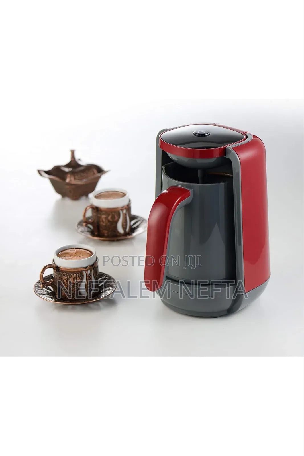 Silver Love Turkish Coffee Maker