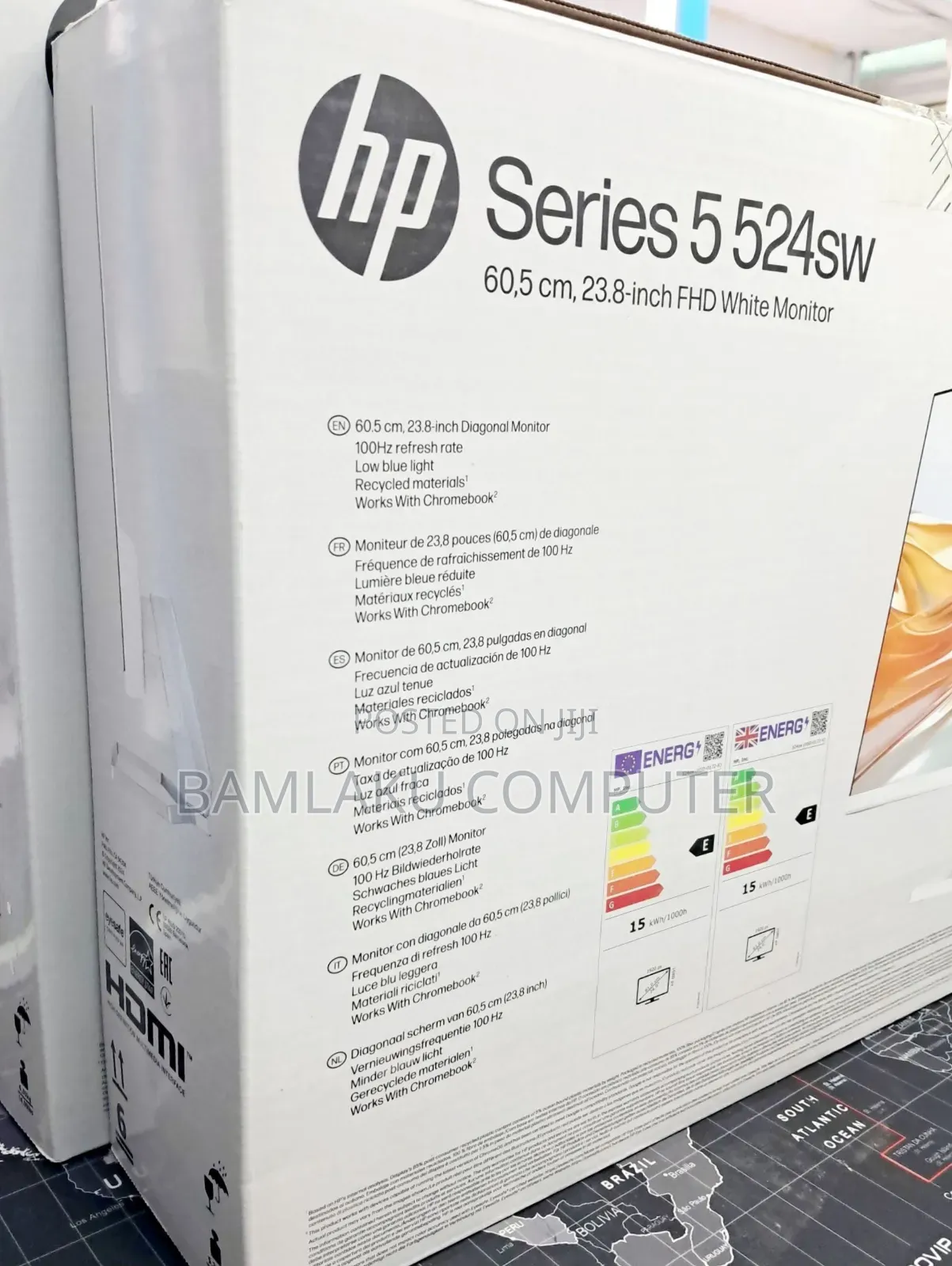 Brand New Hp Series 5 524sa Hp Monitor Frameless