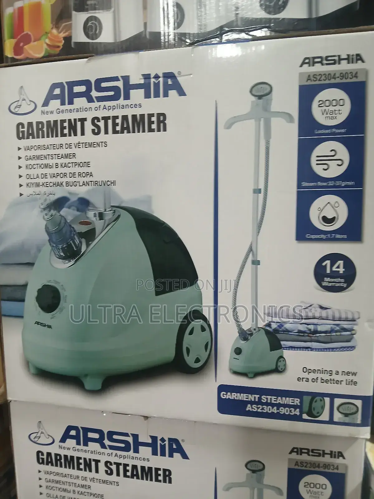 Arshia New Generation of Appliances Garment Steamer, Model As23