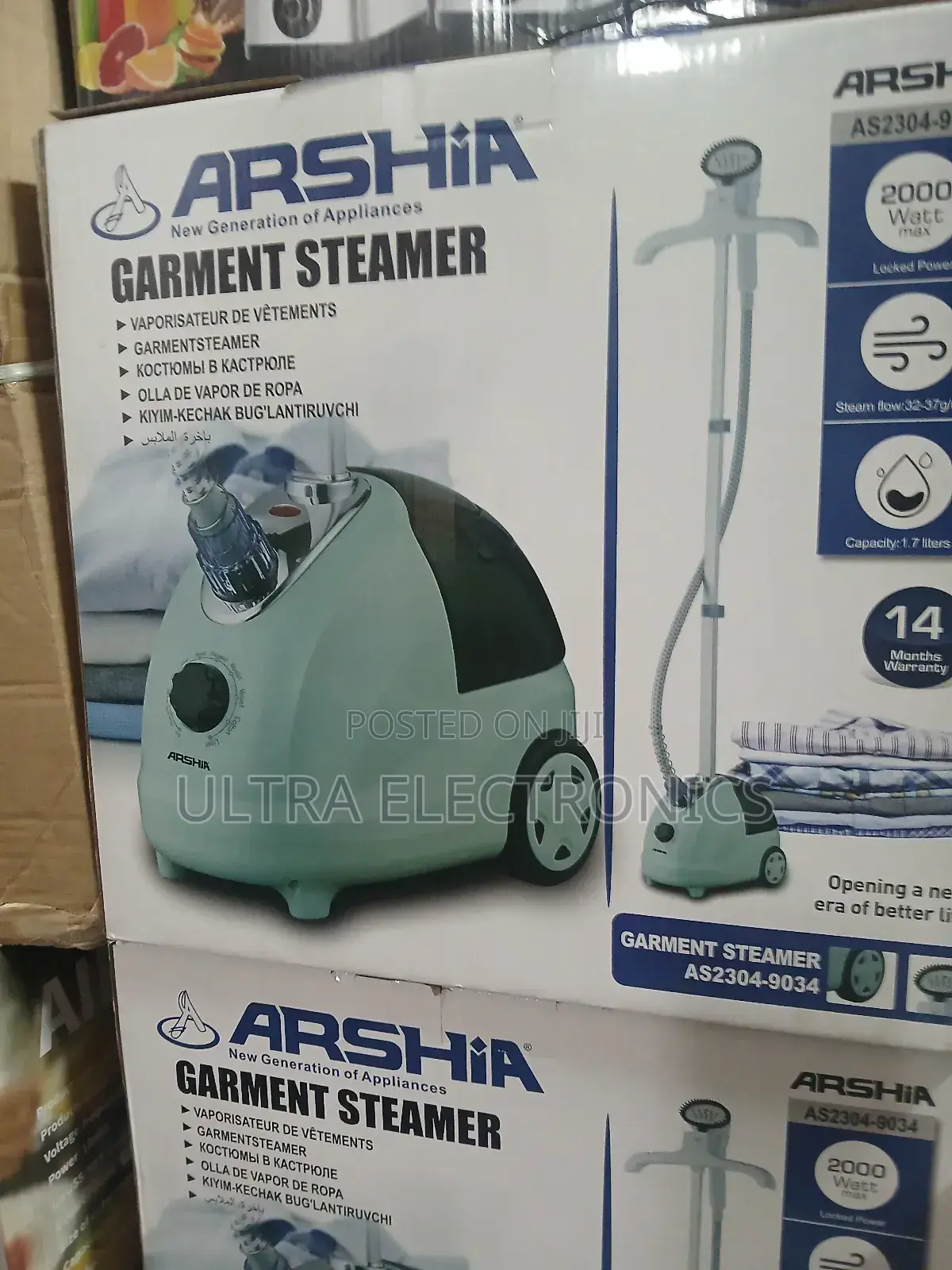 Arshia New Generation of Appliances Garment Steamer, Model As23