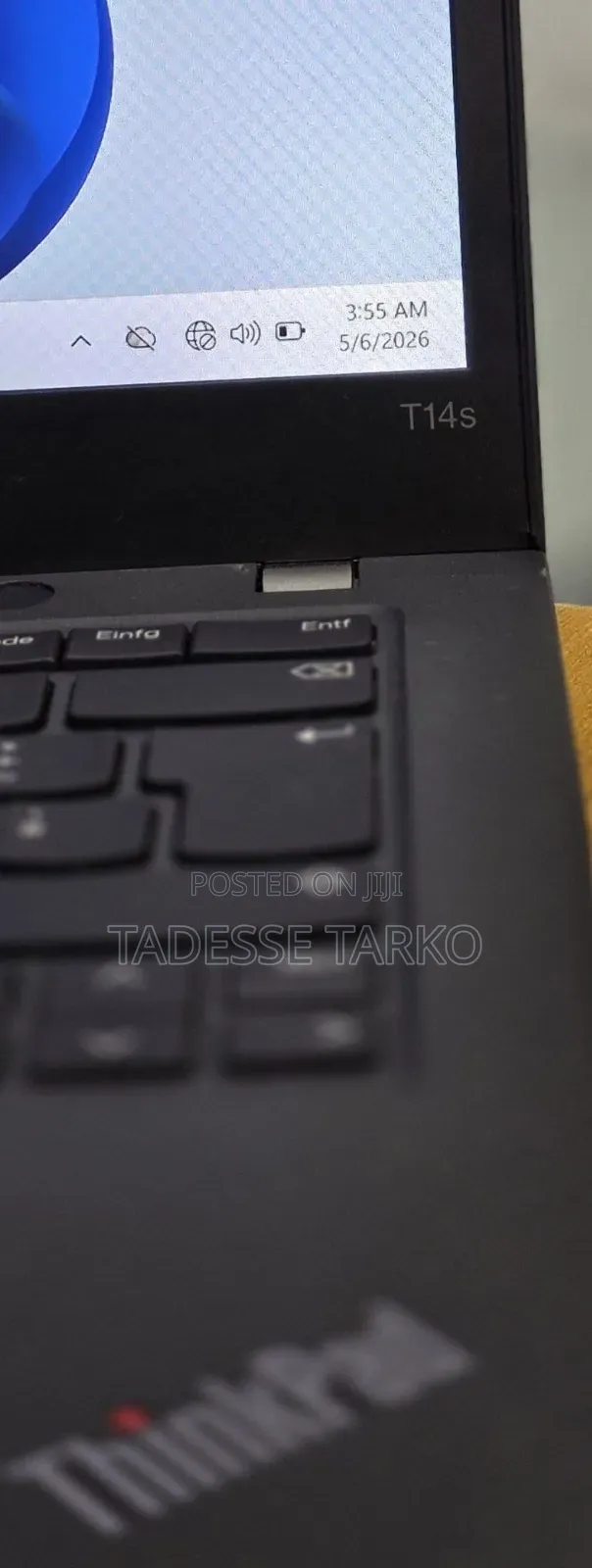 New Laptop Lenovo ThinkPad T14s Gen 2 16GB Intel Core i7 SSD 512GB