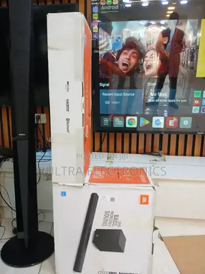 JBL Cinema Sb595 Soundbar and Wireless Subwoofer System.