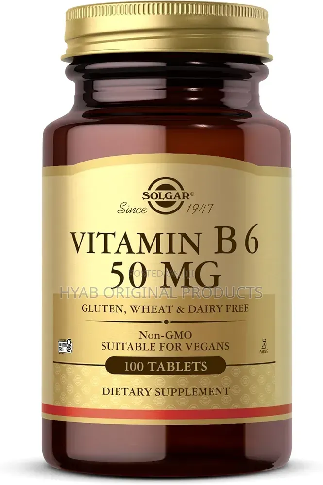 Vitamin B6 50mg Metabolism and Immune Suppo