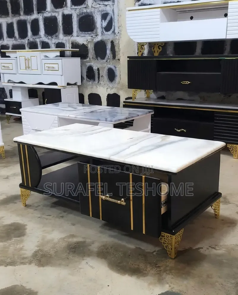 Premium Sofa Center Table | ሴንተር ጠረጴዛዎች | Epoxy-Made Tables