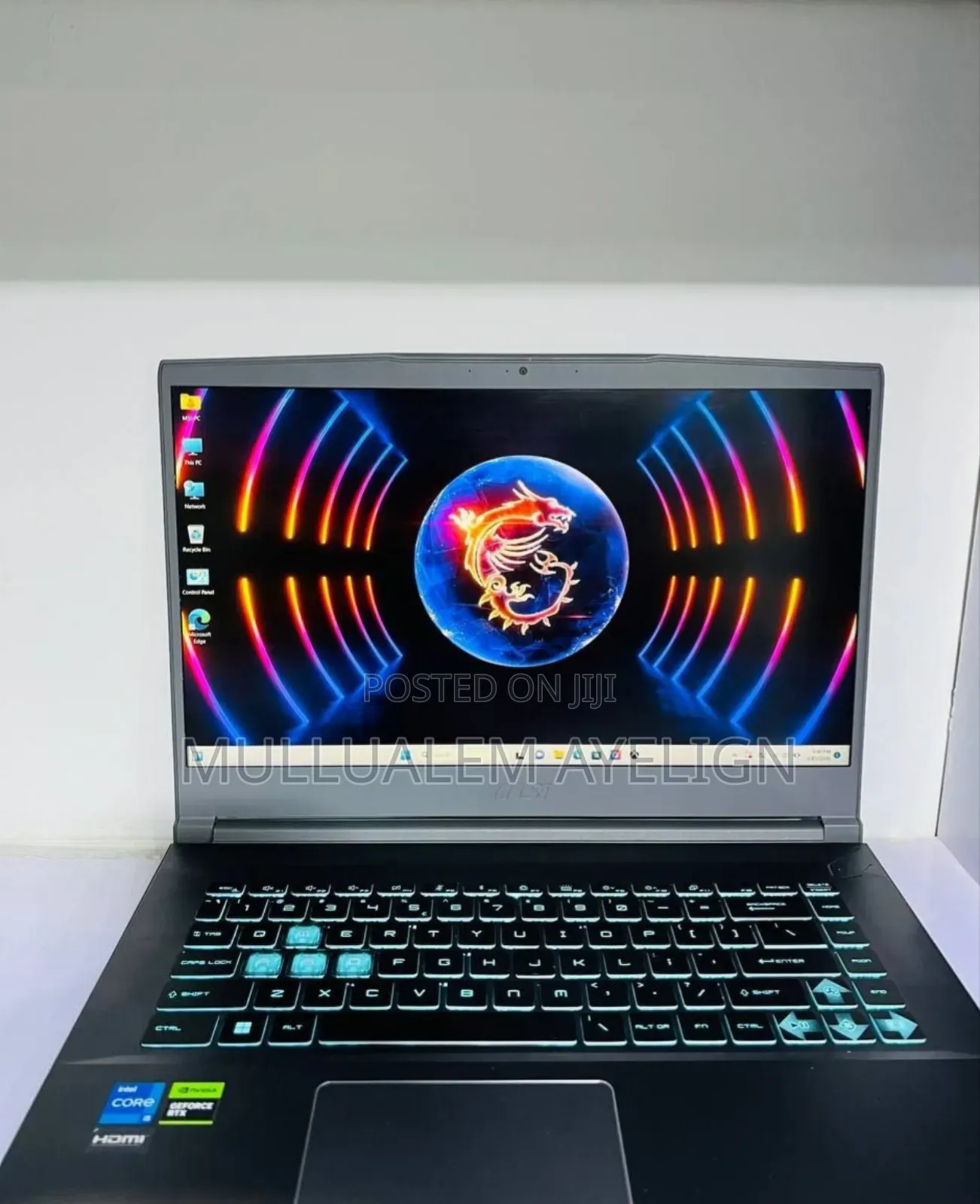 New Laptop MSI GF65 Thin 10UE 16GB Intel Core i5 SSD 512GB