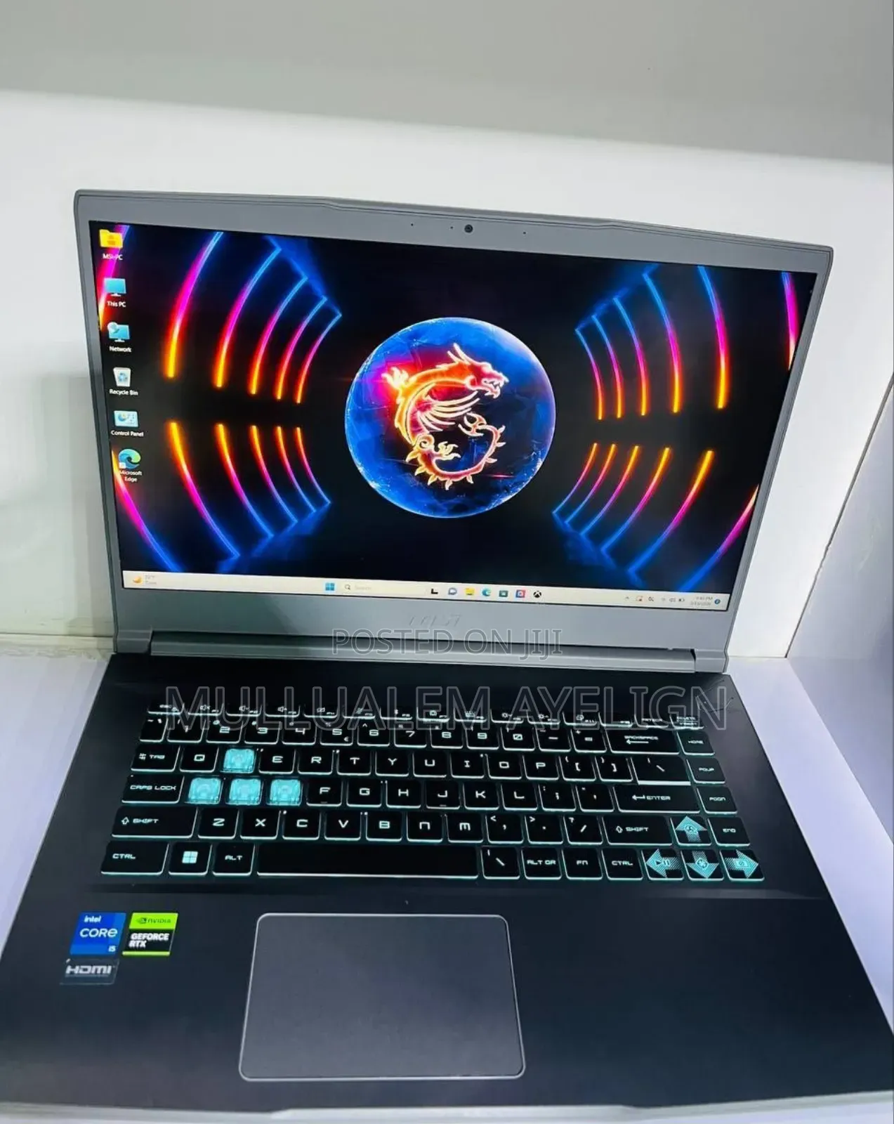 New Laptop MSI GF65 Thin 10UE 16GB Intel Core i5 SSD 512GB