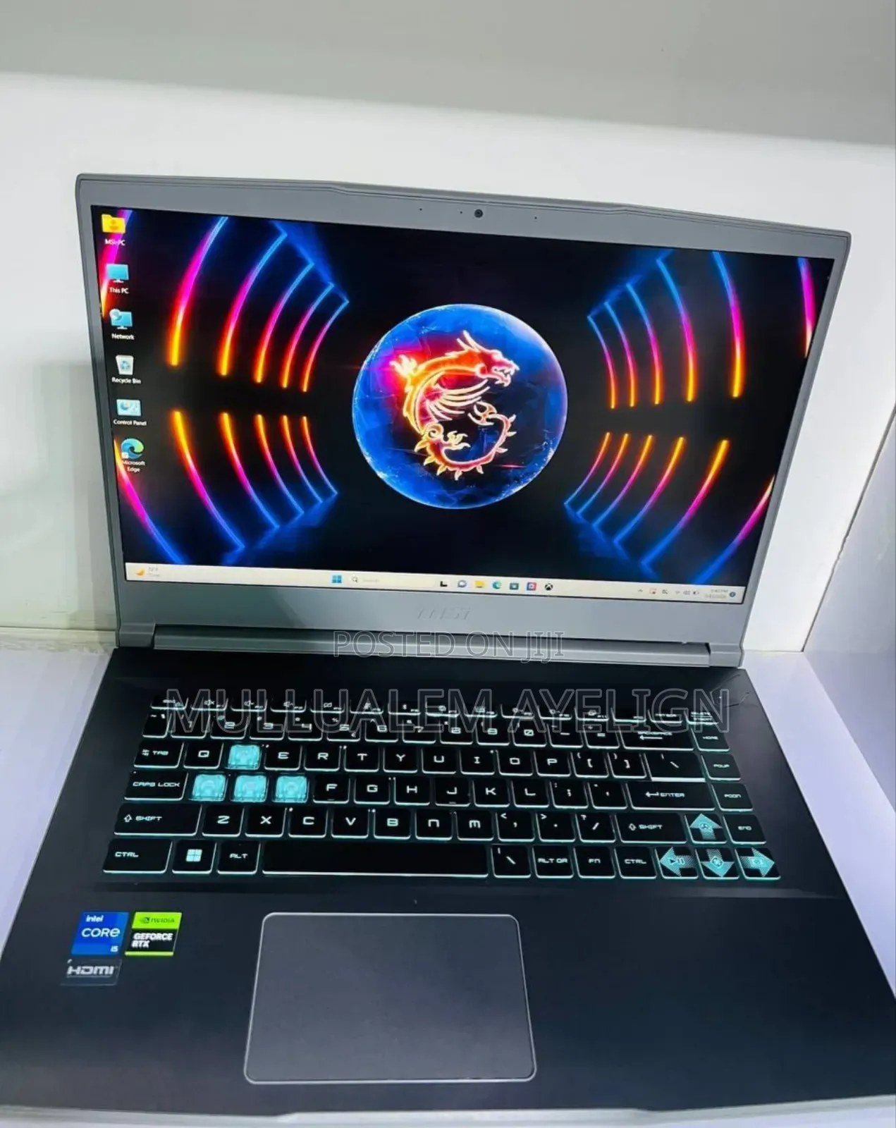 New Laptop MSI GF65 Thin 10UE 16GB Intel Core i5 SSD 512GB