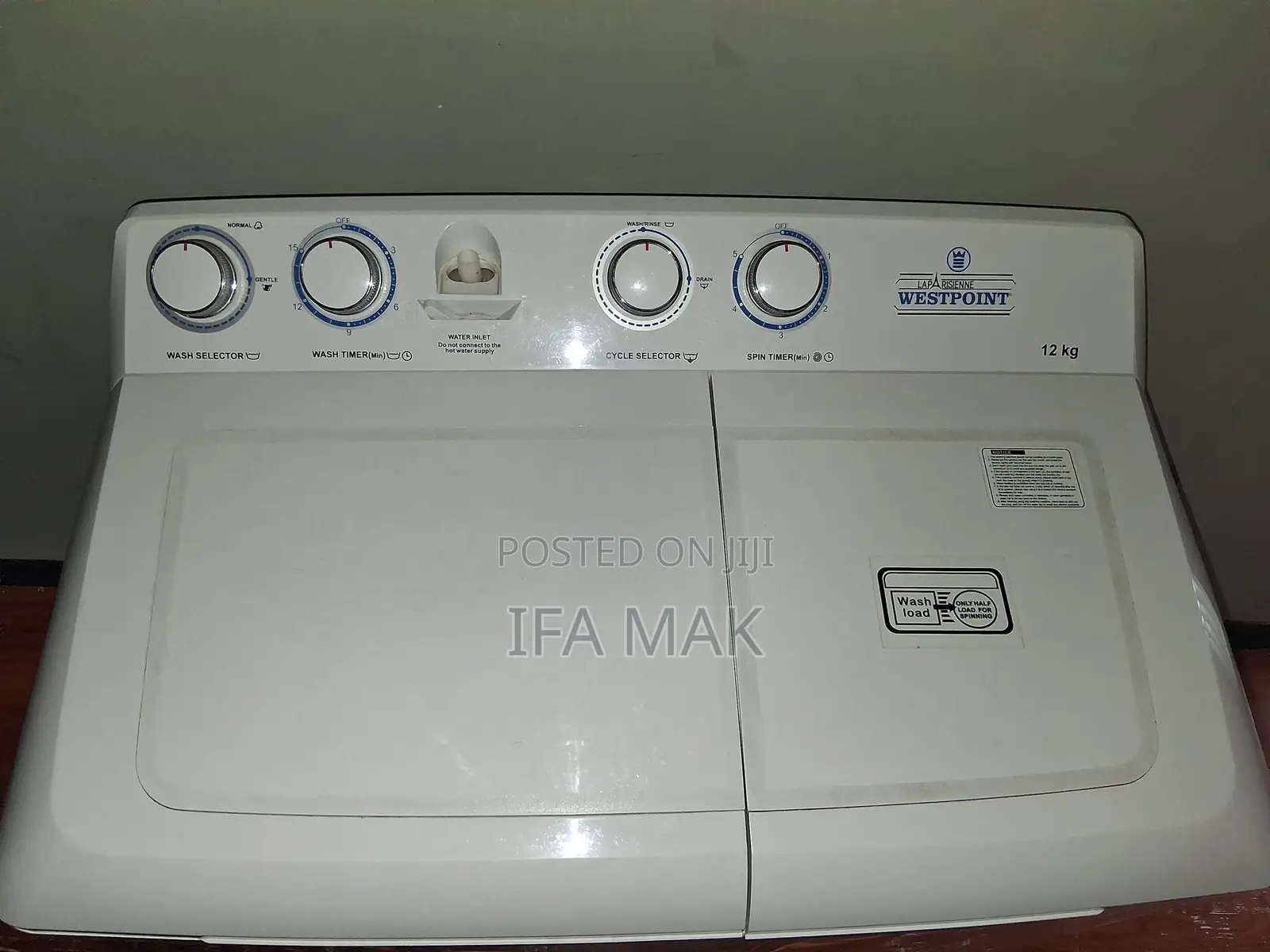 Westpoint Washing Machine 12kg Automatic