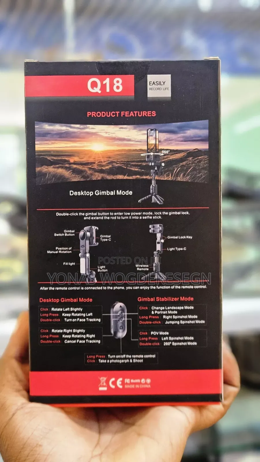 Q18 Gimbal Stabilizer
