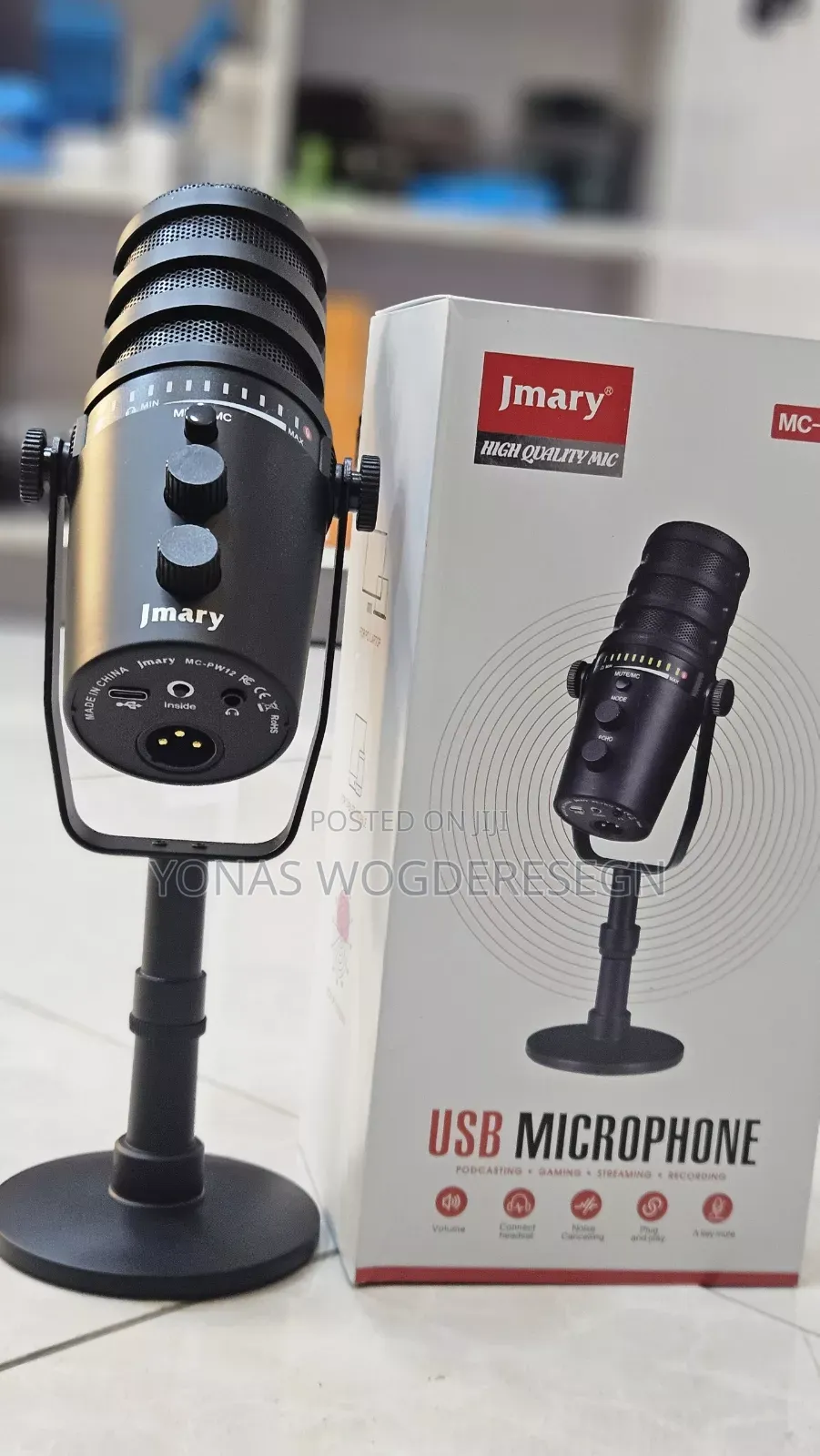 Professional Usb Condenser Microphone – Jmary Mc-pw12
