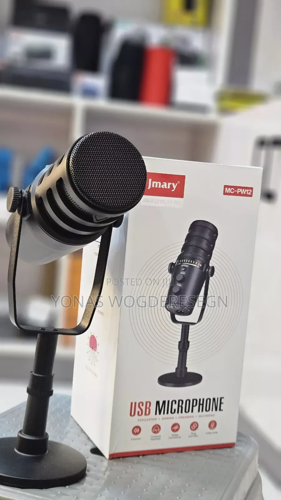Jmary Mc-pw12 Usb Microphone For Streaming, Gaming Recording