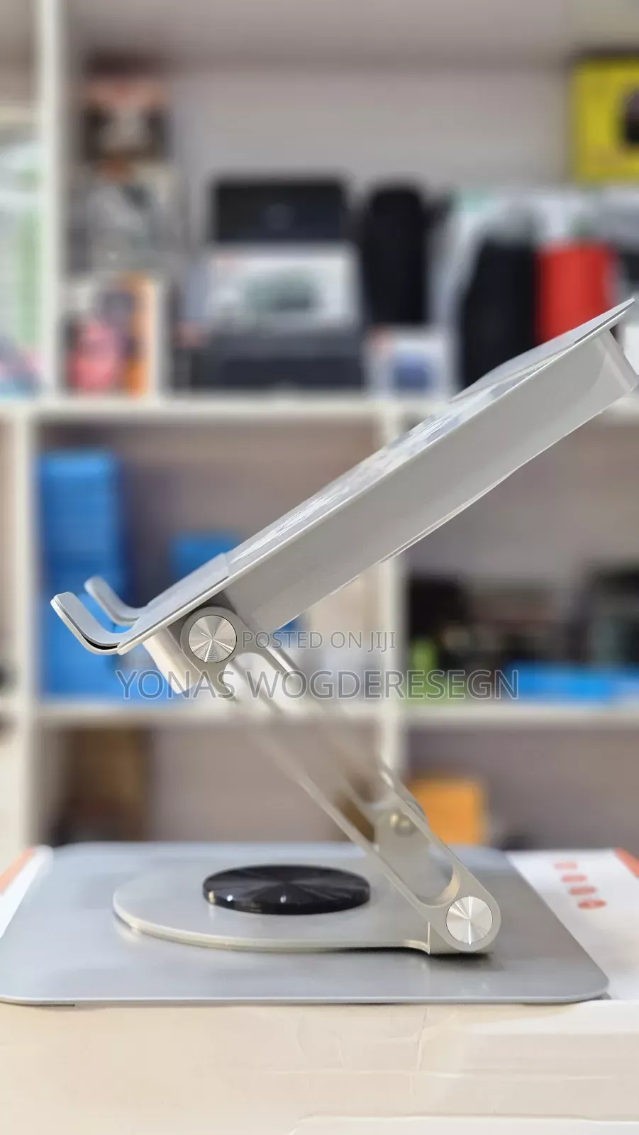 Adjustable Laptop Cooling Stand With Built-in Fan
