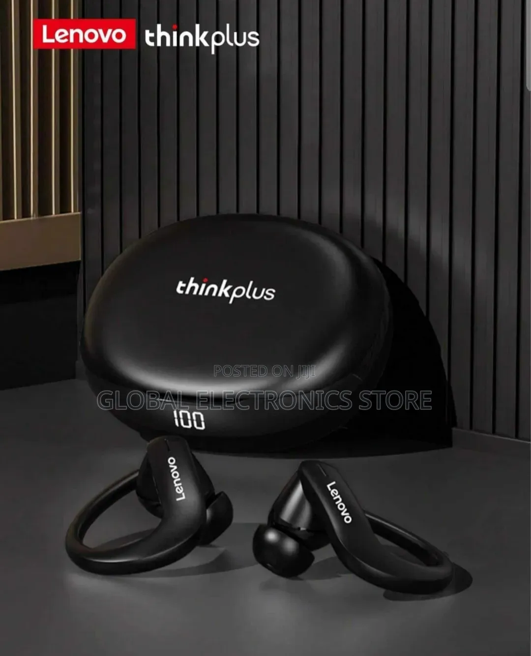 Lenovo Thinkplus TWS Earbud | Sport Earhook | Long Battery | Deep Bass