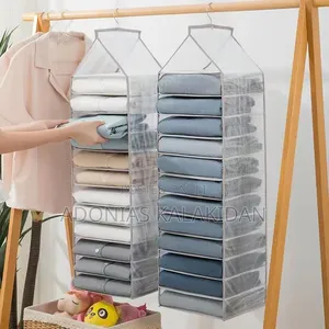 Wardrobe Space With Layer Hanging Storage Bag