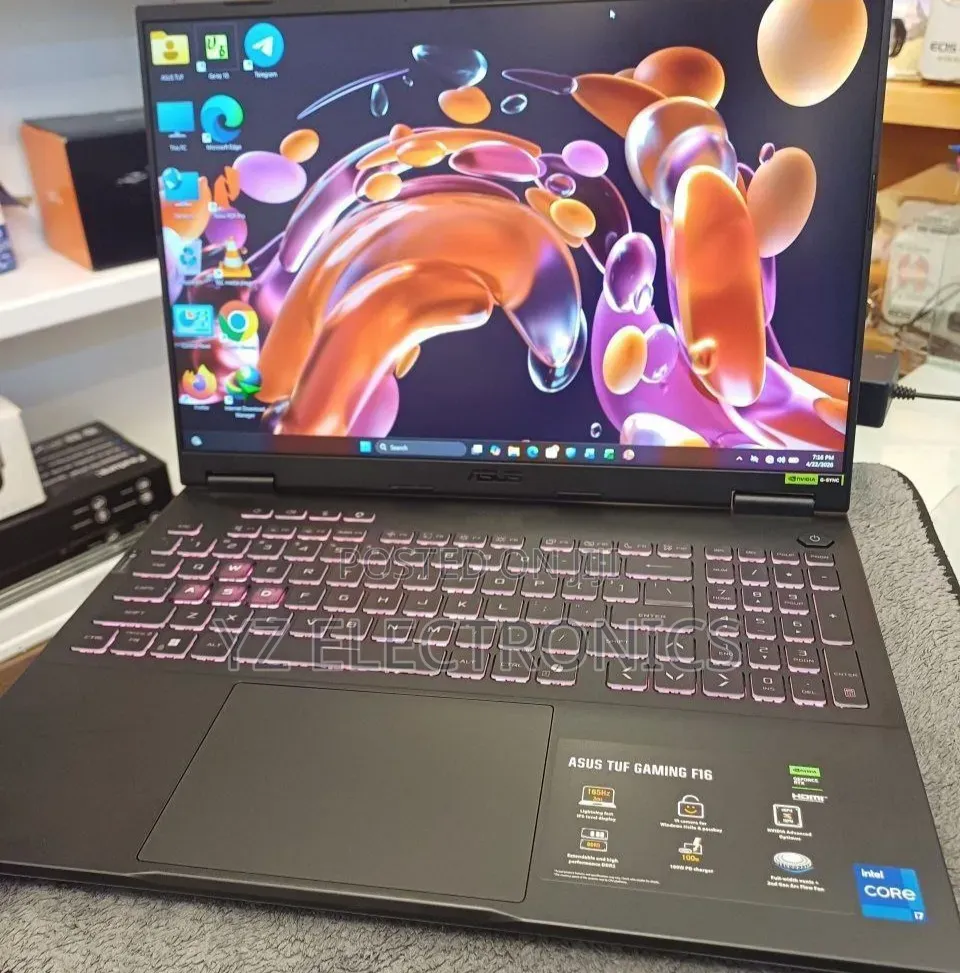New Laptop Asus TUF Gaming A16 32GB Intel Core i7 SSD 1T