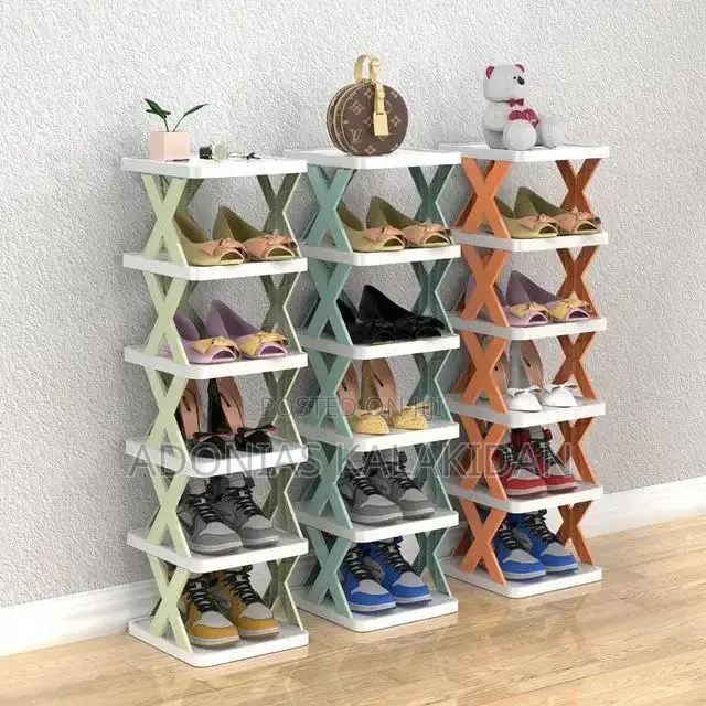 Six Layer Folding Shoe Rack