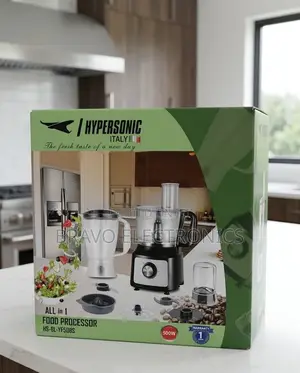 Hypersonic Food Processor 500w – Italy Design | Multi-Function Machine
