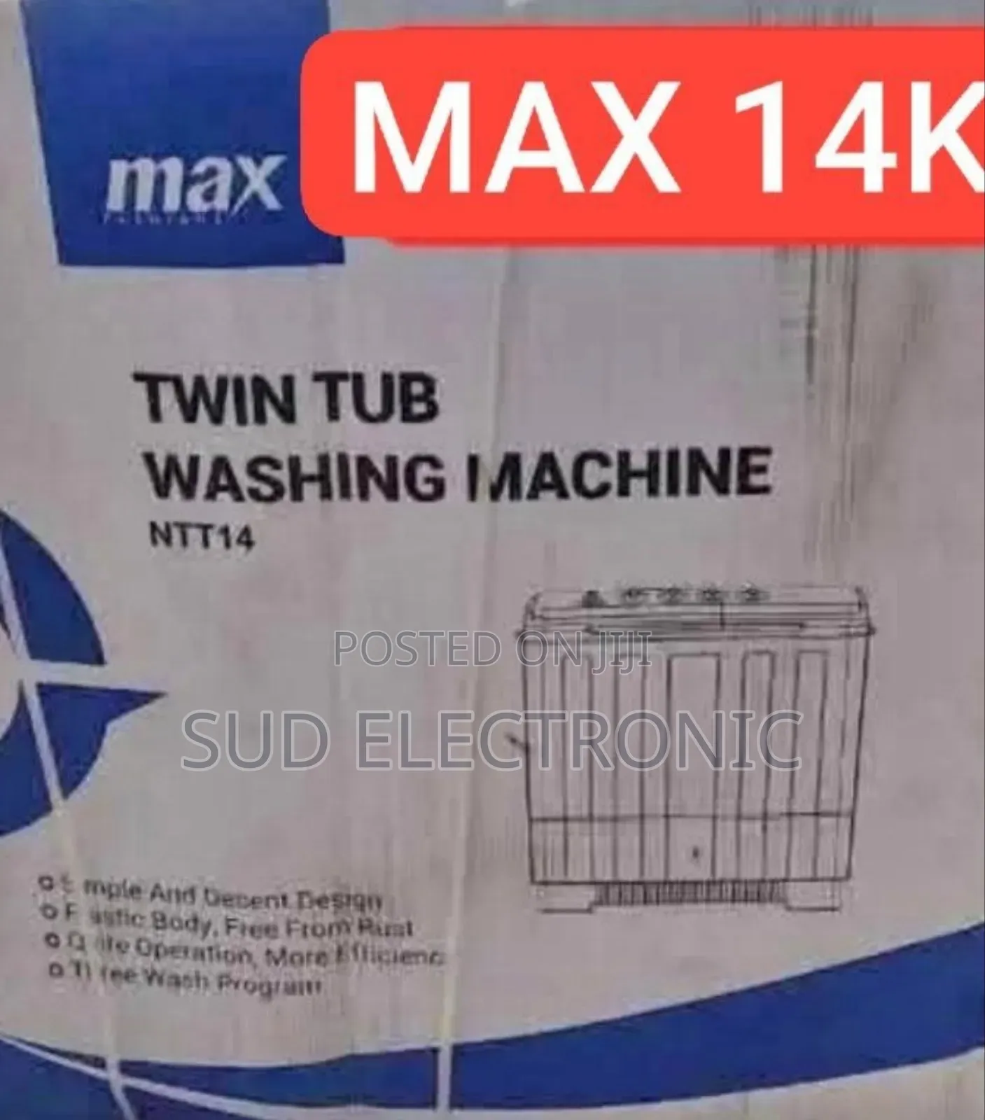 Max 14 Kg Washing Machine