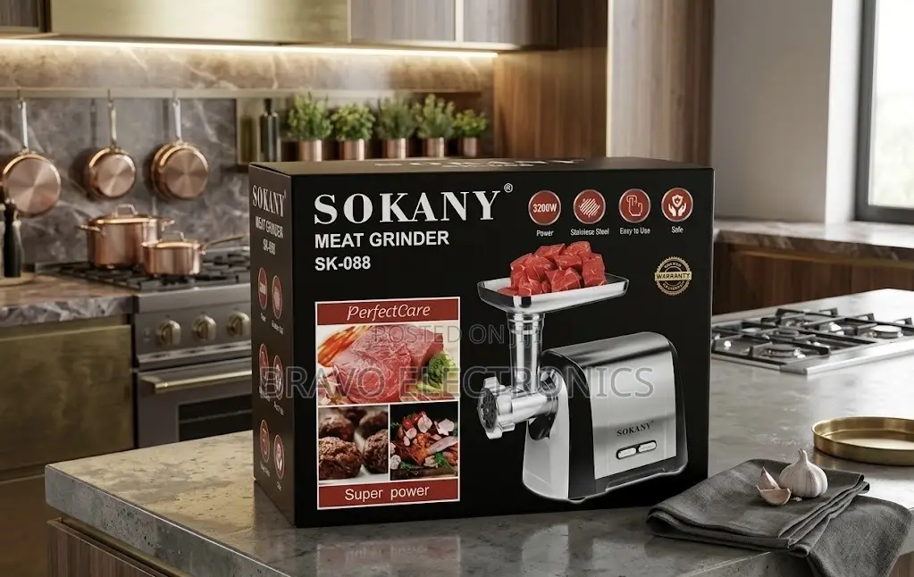Sokany Electric Meat Grinder – 3500w | Stainless Steel | Best Price