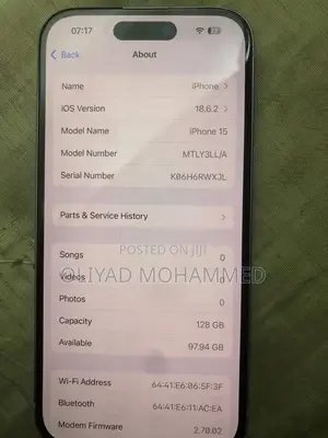Apple iPhone 15 128 GB White