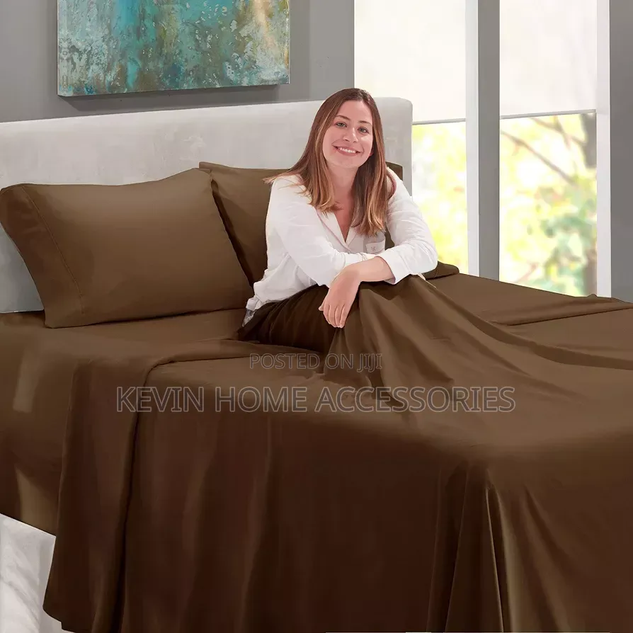 አንሶላ Bedsheet Quality Elastic Plain Colours