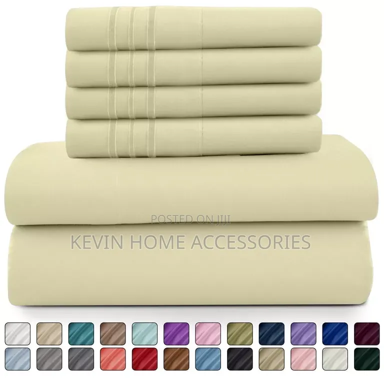 አንሶላ Bedsheet Quality Elastic Plain Colours