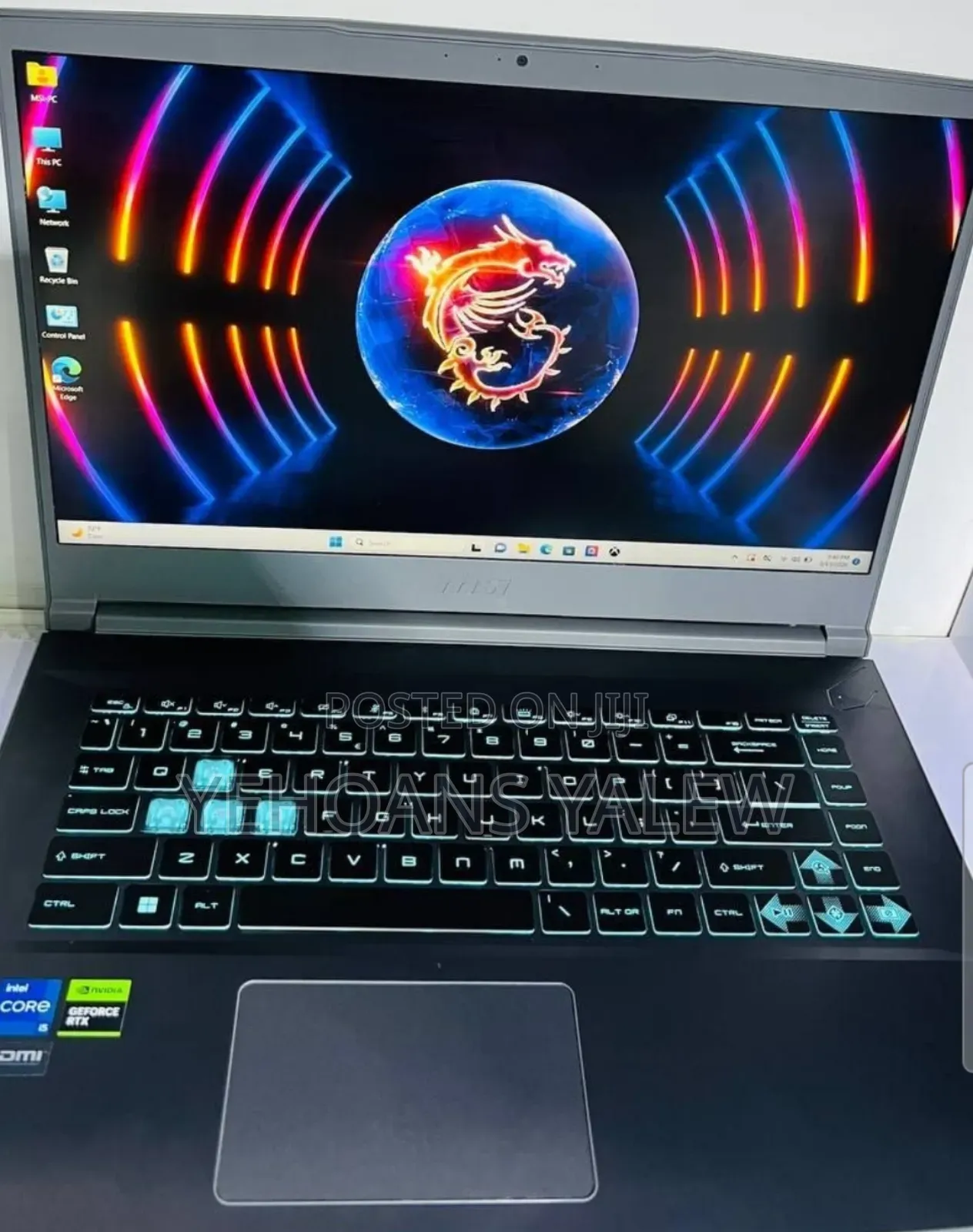 New Laptop MSI GF65 Thin 10UE 16GB Intel Core i5 SSD 512GB