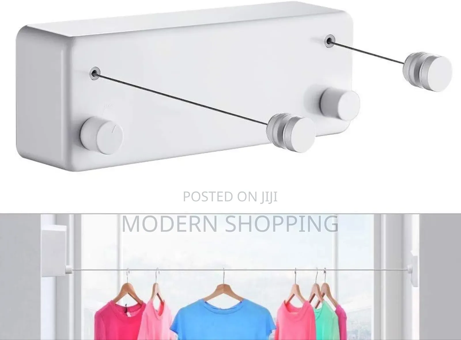 Double Ropes Retractable Clotheslines