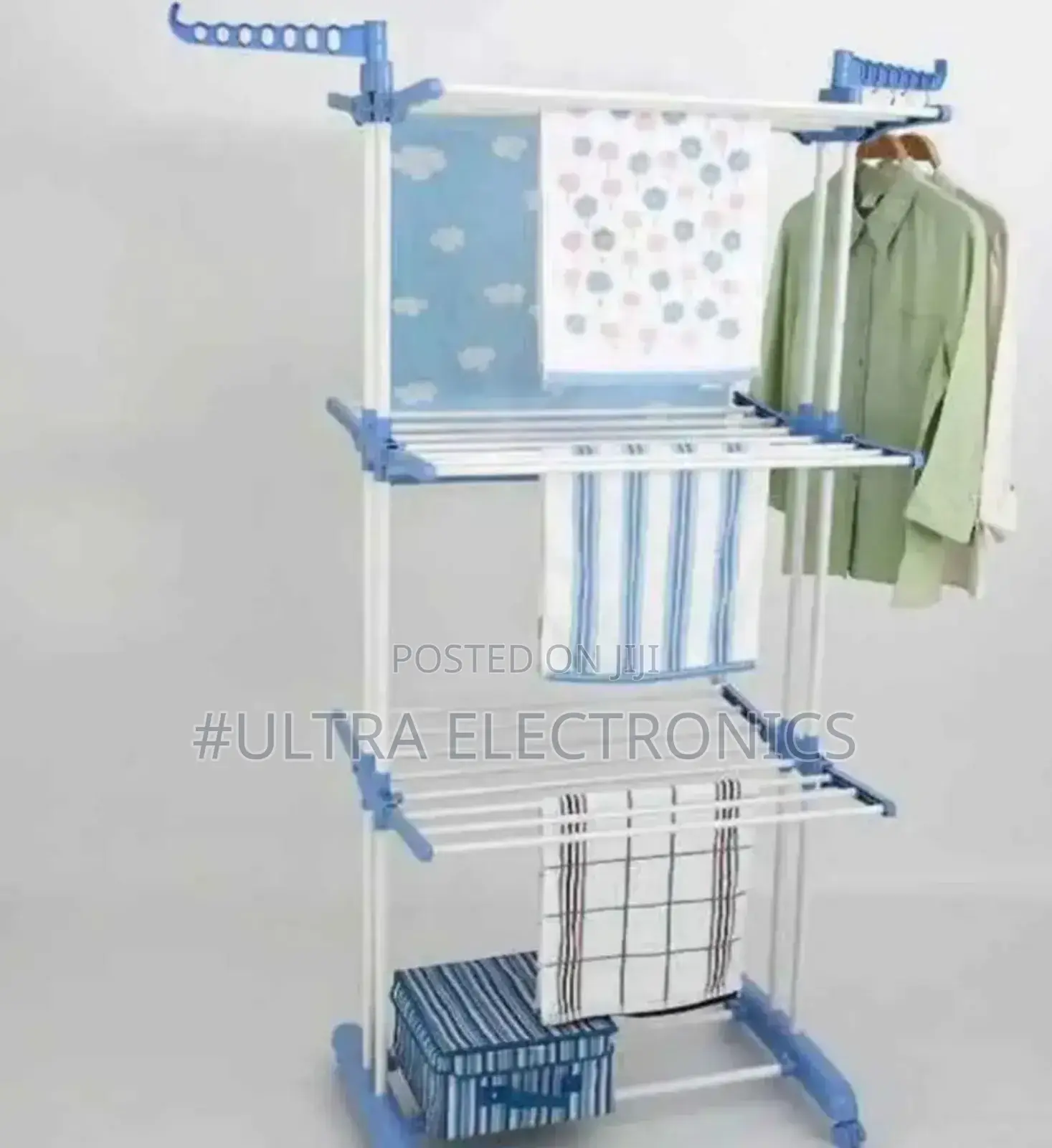 Three-Layer Clothes Drying Rack for Capacity of 50 Kg.