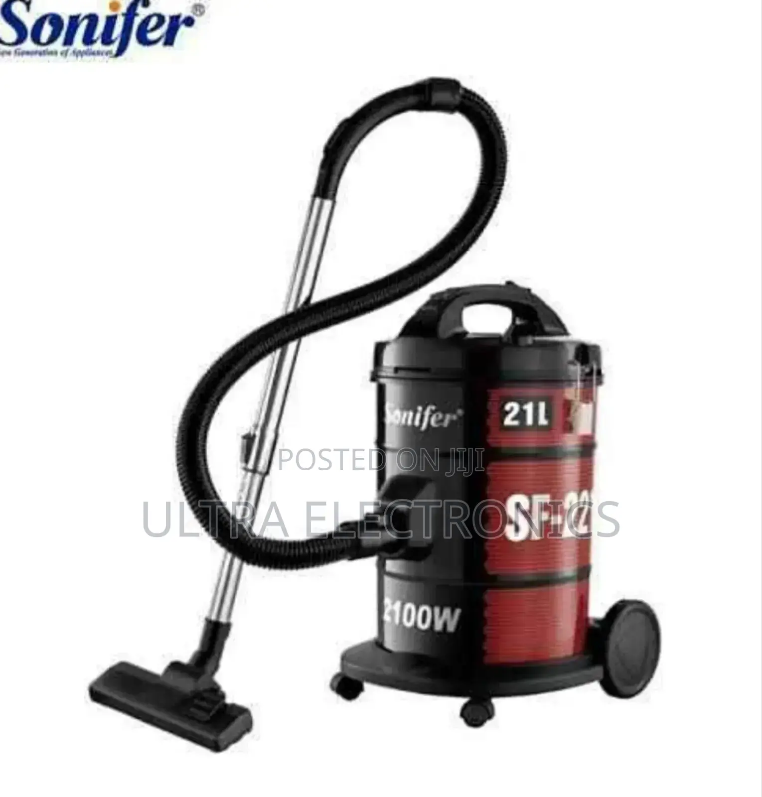 Vacuum Cleaner Sonifer Sf-2211 Drum With a 21-Liter Capacity.