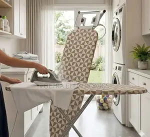 Ironing Boards Feature Adjustable Heights and Foldable Frames For