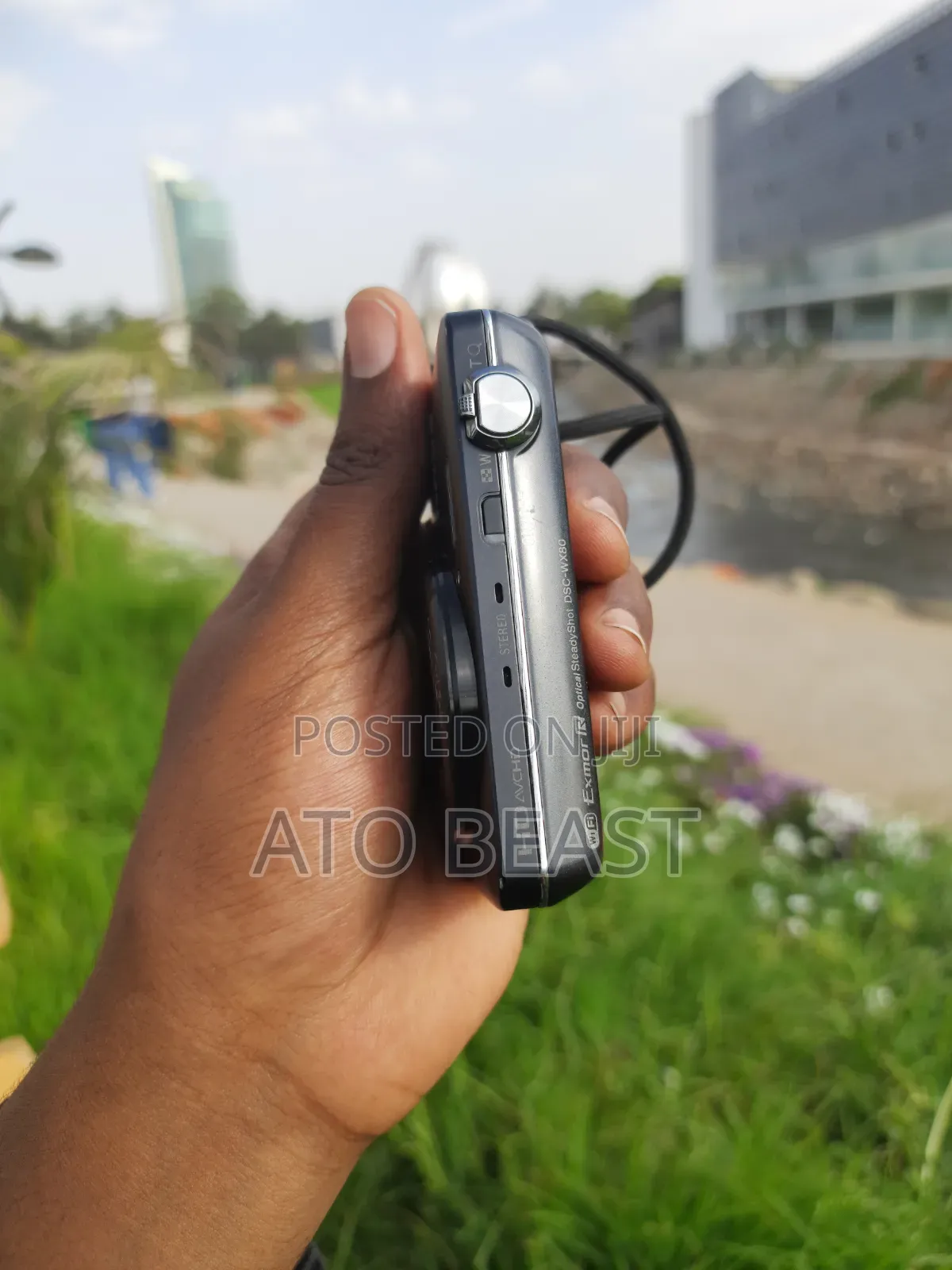 Sony Cyber-Shot DSC-Wx80 Digital Camera With a Black Finish